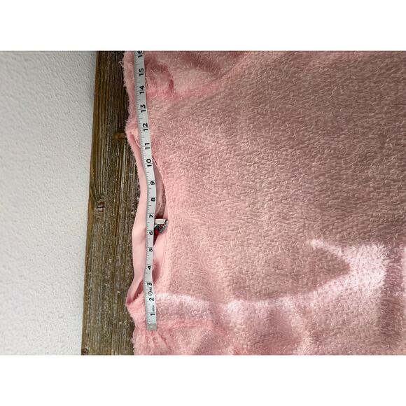 Y2K Heart Breakers for Mervyn’s Pink Textured Fuzzy Blouse Puff Sleeve Top M - Picture 7 of 9
